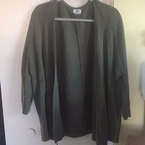 Olive Old Navy Cardigan 1X